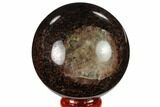 Polished Garnetite (Garnet) Sphere - Madagascar #132123-1